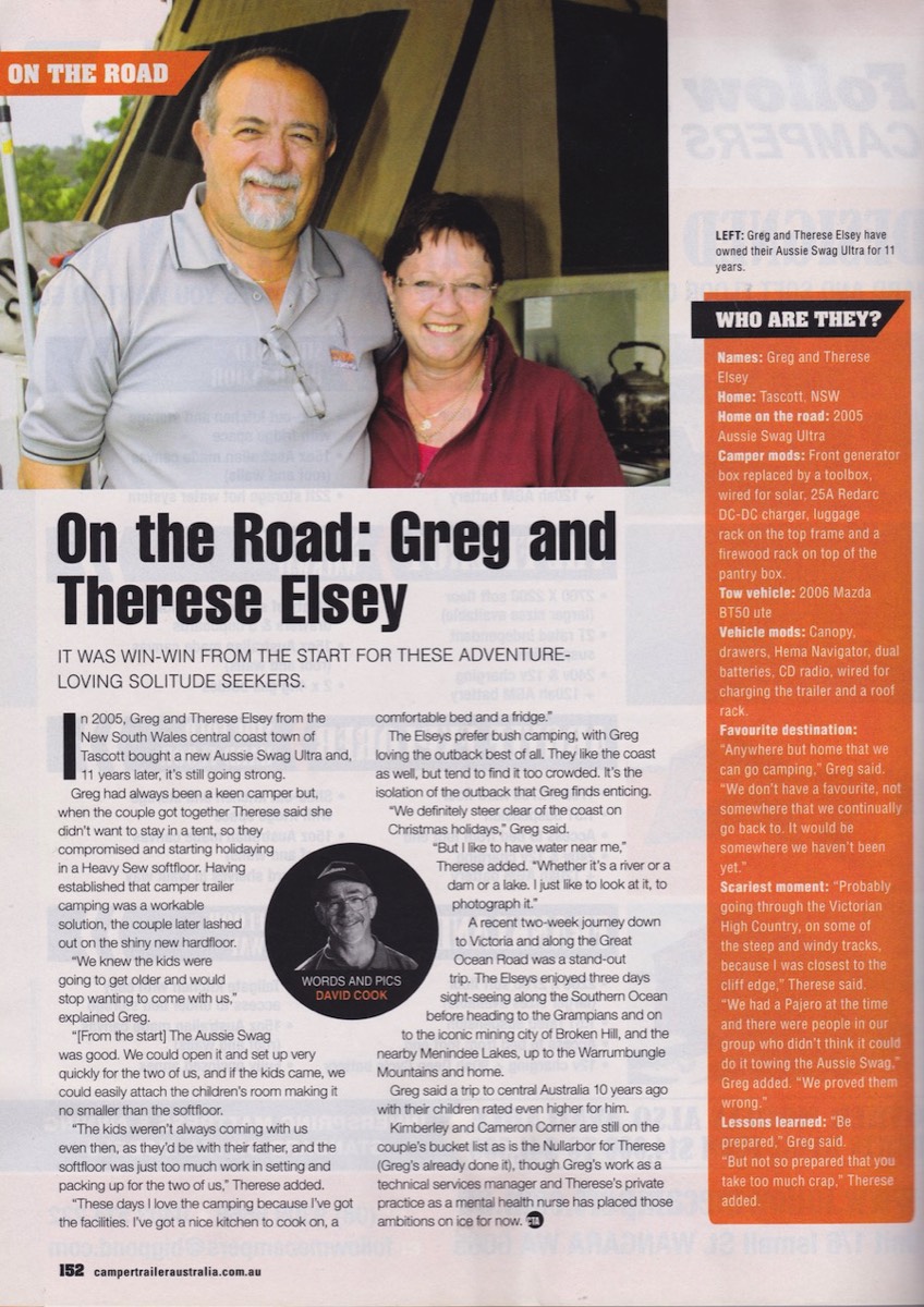 From issue 98, March 2016 of Campertrailer Australia.